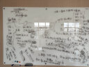 得力(deli) 玻璃白板 150*100cm超白玻璃白板磁性钢化悬挂式办公会议写字板黑板(白板擦 白板笔 磁钉)50046 实拍图