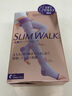 丝翎（SLIMWALK）日本进口塑形睡眠袜女压力袜连裤袜美腿袜长筒袜春秋强压显瘦袜 睡眠长筒袜加长美腿4段压力  1双 M M-L 实拍图