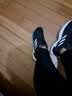 阿迪达斯（adidas）三叶草女鞋 26秋季新款运动鞋轻便透气休闲鞋低帮耐磨复古滑板鞋 汉玉白/奇妙浅灰蓝【热销款】 37 (230mm) 实拍图