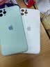 云粼 适用苹果11手机壳摄像头全包iPhone11Pro液态硅胶11pro Max防摔圆弧潮牌软壳ins网红简约 苹果11promax【淡青色+全屏钢化膜+挂绳】 实拍图