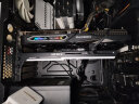 玩家堡垒 （uphere）显卡支架RGB发光污染灯电脑台式机箱立式托主板灯条支撑架竖装饰伴侣 （三孔）无光版本-黑色 实拍图
