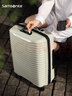 新秀丽（Samsonite）拉杆箱大容量行李箱男女旅行箱 万向轮登机箱时尚抗压 密码箱 HG0 KJ1-浅灰绿 25英寸 【需托运 适合1-2周旅行】 实拍图