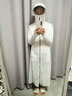 翊尚美长款防晒衣女冰丝2025夏季新款防紫外线全身防晒服连帽长袖骑行 大帽檐白色【凉感UPF50+】 均码 【推荐80-140斤】 实拍图