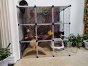 宠趣汇猫笼子超大号家用带厕所一体室内猫咪别墅猫窝猫屋多层DIY猫笼 【喵星花园 豪华平台】3列4层2排 豪华款：四季猫窝+吊床+多层平台 实拍图