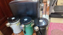 乐意猫（LOOYCAT）不锈钢咖啡豆密封罐 单向排气阀储存罐 茶叶坚果奶粉食品保鲜罐 草芥绿（含量豆勺）1800ml 实拍图