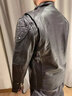 PERCOOL机车服真皮皮衣青年男士头层纯牛皮骑行皮夹克潮流摩托车服外套 黑色 (头层牛皮) 4XL号 建议180-190斤 晒单实拍图