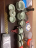 汝道（RUDAO） 汝窑整套功夫茶具套装家用开片汝瓷鎏银茶具复古陶瓷茶器纯银金福茶壶茶杯盖碗整套礼品 汝窑金福盖碗12入礼盒装 实拍图