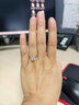 喜钻现货闪发-铂金钻戒女求婚结婚钻石戒指六爪婚戒送女友生日礼物 共1.1克拉IJ色SI-现货 实拍图