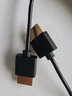 HD-LINK高清 转Mini Micro高清 单反相机监视器 伸缩弹簧线短线 弯头L型 HDMI转HDMI（4K 极细款 直对直） 0.5米 实拍图