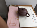 长青藤紫砂 宜兴紫砂壶名家国工吴秋文 全手工云香 原矿40目老紫泥350cc 实拍图