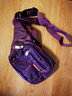 畅印户外腰包男女多功能手机包收银包生意收钱包斜跨胸包运动骑行包 YB-5268 紫色 实拍图