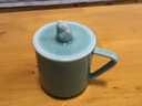 苏客【支持个人/企业/团体定制】龙泉青瓷茶杯陶瓷带盖办公杯老板杯会议室水杯泡茶杯子大容量马克杯礼盒装 敛翼待时-约290ml 实拍图