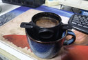 CAFE RHYME臻航 无需滤纸 600 目咖啡过滤器滤网 滤杯漏斗 手冲咖啡壶套装 黑色滤网+杯托 实拍图