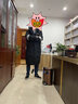 雅鹿新款羽绒服男长款过膝韩版潮时尚男女同款情侣加厚极寒冬季外套NR 黑色-男款 M /170 实拍图