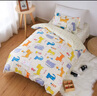 GRUG 儿童被套 纯棉被套1.2×1.5m儿童棉被被罩卡通幼儿园被套全棉学生被套单件 可爱喵喵被套（120*150cm） 实拍图