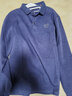 吉普（JEEP）长袖t恤男2025年秋冬新款男士商务休闲宽松棉质大码翻领男装上衣 6129款宝蓝色 2XL(建议161-175斤) 实拍图