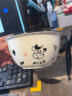 韩国ins奶黄碗可爱少女心学生新款干饭人碗陶瓷吃饭碗水果沙拉 奶牛果冻4.5英寸碗1只装 实拍图