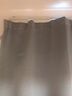 阿黎窗帘遮光成品窗帘布 遮阳窗帘 灰色挂钩式1.3米宽*1.5米高单片装 实拍图
