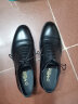 金利来（goldlion）男鞋男士时尚正装皮鞋舒适耐穿牛津鞋58021029501A黑色38 实拍图