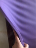 悦步瑜伽垫加厚加宽防滑运动健身垫隔音家用地垫子锻炼垫女士运动垫 丁香紫【含绑带+网包】 185*90cm【厚度15mm】 实拍图