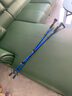 展现登山杖老年人手杖户外徒步爬山超轻健走伸缩拐杖拐棍手杖登山杖 （蓝色） 4节 直握柄 实拍图
