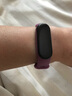 简苏 适用小米手环5/6智能mi手环7nfc腕带mi band4硅胶3替换6纯色腕带mi6纯色替换带 紫色 小米腕带5/6代/NFC 实拍图