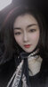 Rogosky 专柜潮牌法国高端洋气时尚字母小领巾长条丝巾女百搭双面飘带春夏秋季围巾配饰轻奢原创 黑色字母 实拍图