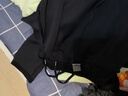 贵人鸟休闲长裤男春夏针织直筒裤棉质阔腿运动裤 藏青色【常规款】 L 实拍图