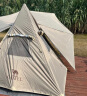 骆驼（CAMEL）【天使之城】骆驼户外露营帐篷便携式折叠印第安金字塔自动帐 1142253007，天使之城，摩卡色 实拍图