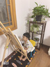 自油自画数字油画diy风景花卉减压手绘油画客厅装饰画儿童diy手工油画挂画 换购 文艺木质画架 绘画套装 实拍图