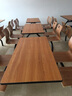秦承员工公司食堂餐桌椅 肯德基餐桌椅连体一桌四椅 学校食堂餐桌组合 定制款式颜色费用（请联系客服） 实拍图