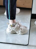 奥古狮登情侣老爹鞋女港风ins百搭拼接厚底运动休闲鞋网面鞋显脚小女鞋 231009米色【四季款】 38 实拍图