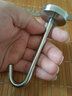汇乐斯 不锈钢顶置挂钩 橱柜底板挂钩 玄关衣柜挂衣钩 灯笼风铃蚊帐吊顶挂钩 总长110MM 实拍图