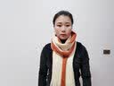 莱维森 围巾女长款披肩秋冬季学生情侣仿羊绒流苏保暖拼色围脖节日礼盒 双色贴标 米+焦糖色 普通装 实拍图