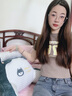 邂逅的青春冰豆豆床头软包大靠背沙发靠垫枕头床上看书床靠护腰垫靠枕抱枕夏 二哈【凉感冰豆豆材质】 大号70*50cm【可拆洗】 实拍图
