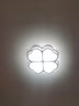 卧室灯吸顶灯圆形遥控led灯具简约现代温馨浪漫薄家用房间灯 薄四叶草 直径50cm  36w无极 实拍图