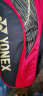 YONEX尤尼克斯羽毛球包yy大容量3支装可手提单肩包 BAG4823 黑红 3只装 晒单实拍图