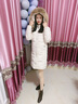 俏婷朵羽绒服女2024中长款女士外套冬季大毛领白鸭绒时尚女式冬装派克服 9919黑色 L（115斤-125斤） 实拍图