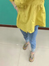欧丝婕（OUSIJIE）大码女装夏季套装女2025新款遮肉显瘦不规则收腰衬衫牛仔裤 粉色上衣 4XL 建议155-165斤 实拍图