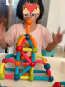 纽奇（Nukied）儿童磁力棒积木大颗粒磁铁玩具创意拼搭3-6岁男女孩早教玩具礼物 星星熊磁力棒108件套 实拍图