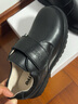 百丽童鞋春秋男童皮鞋牛皮演出鞋学生表演鞋中大童单鞋 黑色33码 实拍图