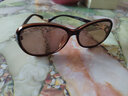 晶乐天然水晶石眼镜女款时尚妈妈墨镜中老年个性太阳镜防晒遮阳石头镜 大款-819-C4棕色 实拍图