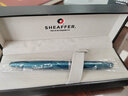 sheaffer钢笔  VFM系列 书法练字墨水笔 商务办公签字笔 孔雀绿白夹F尖 实拍图