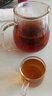 忆壶茶 功夫茶杯套装加厚耐热玻璃茶杯品茗杯带把手水杯主人杯家用杯架 【含杯架】120ML透明色6只 实拍图