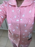 芊之雅（QIANZHIYA）冬天睡衣女加棉加厚纯棉居家服空气棉夹层薄棉家居服夹棉套装冬款 HYT-2228#暗红 女M/160 实拍图