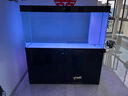 汉霸超白玻璃鱼缸 生态底滤循环系统 鱼缸客厅 家用智能懒人 水族箱 黑+黑 靠墙150x52x160cm 实拍图