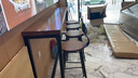 木办实木吧台桌家用奶茶店咖啡厅图书馆餐厅休闲吧阳台高脚长条餐桌椅 实拍图