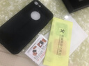 bova 适用苹果iPhone手机壳磨砂防滑防指纹 全包边防摔软壳简约商务潮男款硅胶套散热手机后盖保护壳潮 4.7英寸苹果7/苹果8通用黑色皮纹软壳 实拍图