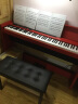 KORG科音电钢琴LP380U成人电钢琴儿童入门88键重锤便携式智能数码钢琴 LP380U红色+原装木架+三踏板 实拍图