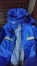 骑安雨衣雨裤套装男女成人透气加厚分体户外骑行外卖电动摩托车防暴雨 宝蓝色 2XL (适合身高170-175) 实拍图